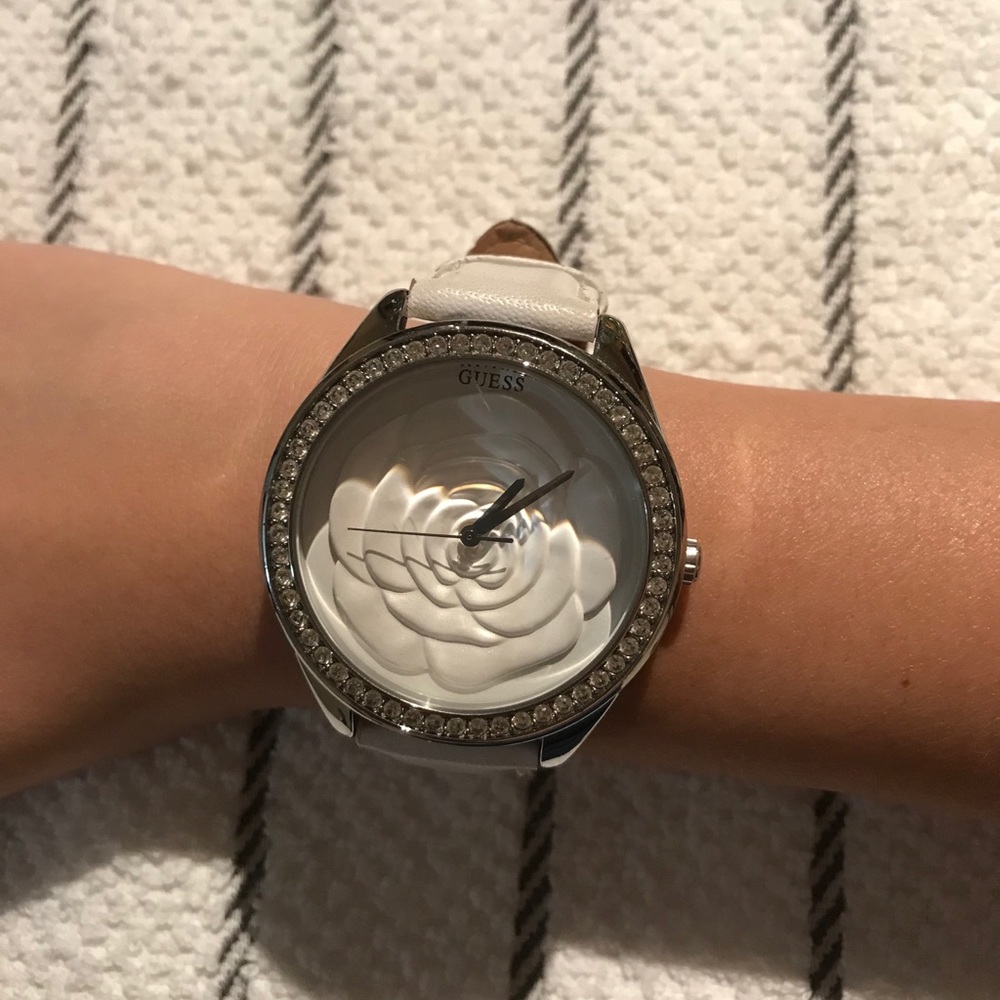 GUESS Leather Watch - Picture 2 of 5